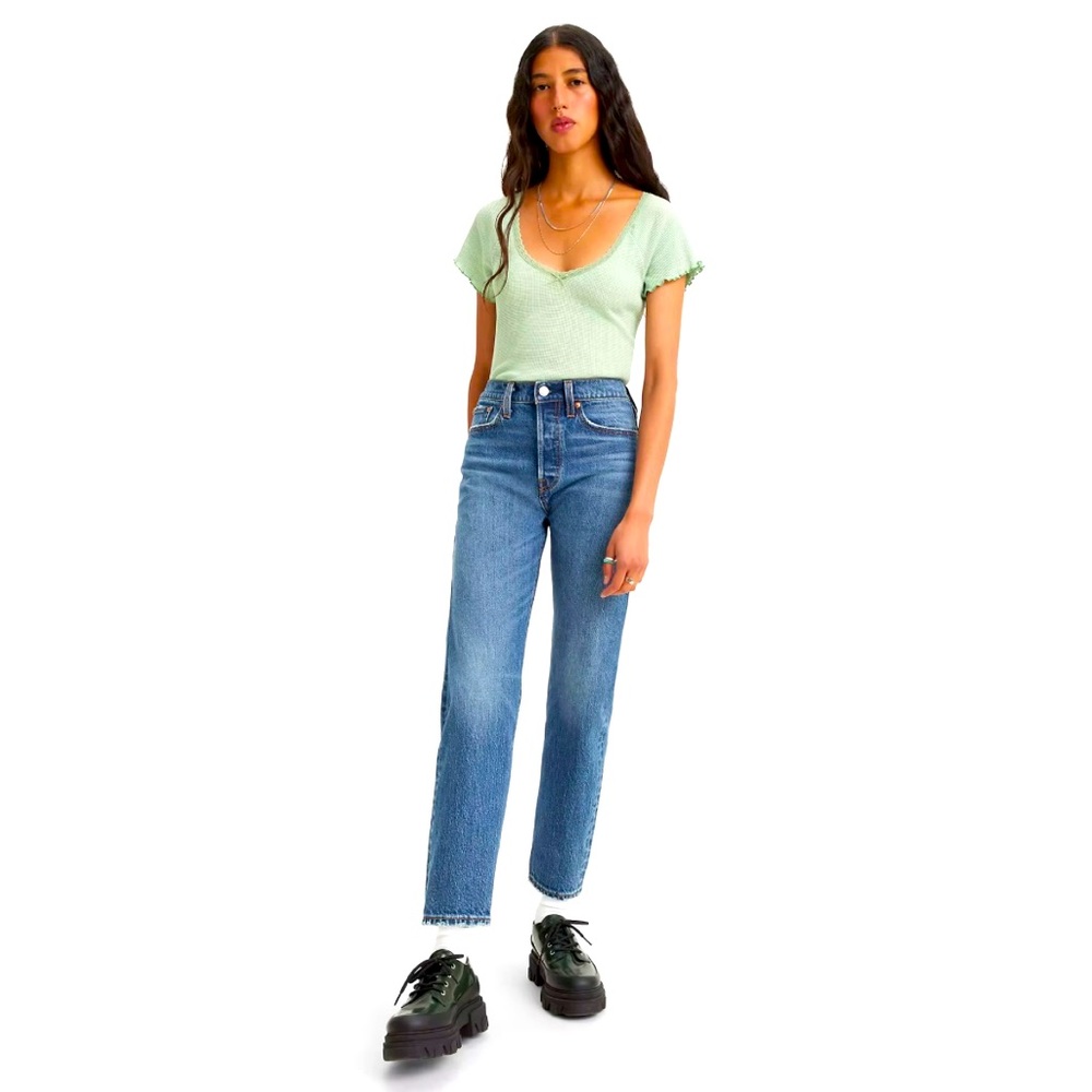 Levi's Blue Straight Leg Jeans